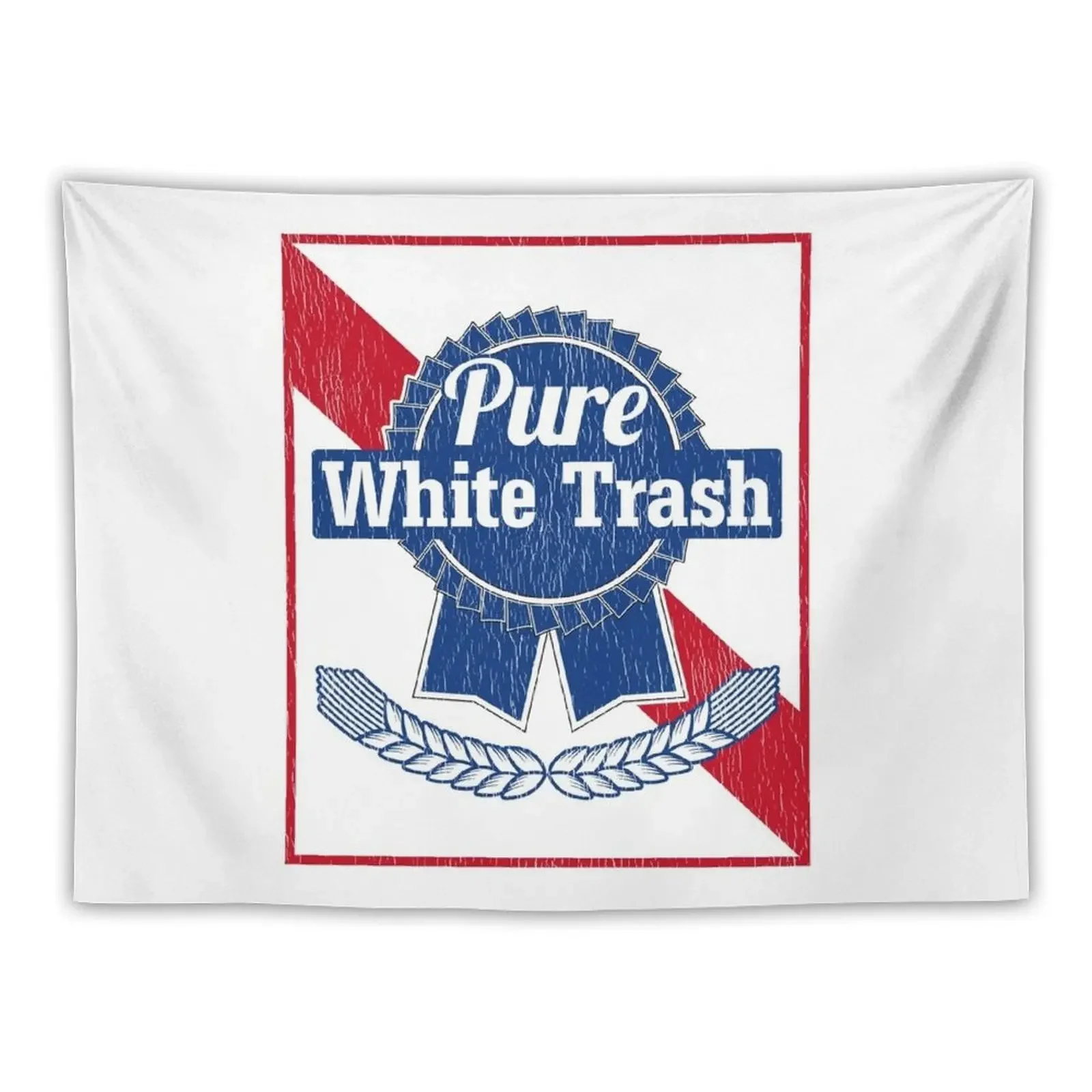 Funny Redneck Gift, Pure White Trash Tapestry Room Decor Home And Comfort Decor Tapestry