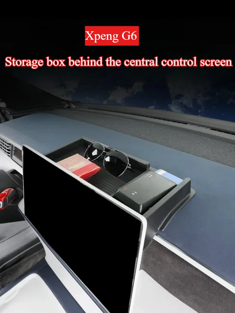 For Xpeng G6 screen back tissue box storage box with storage function ETC bracket modification