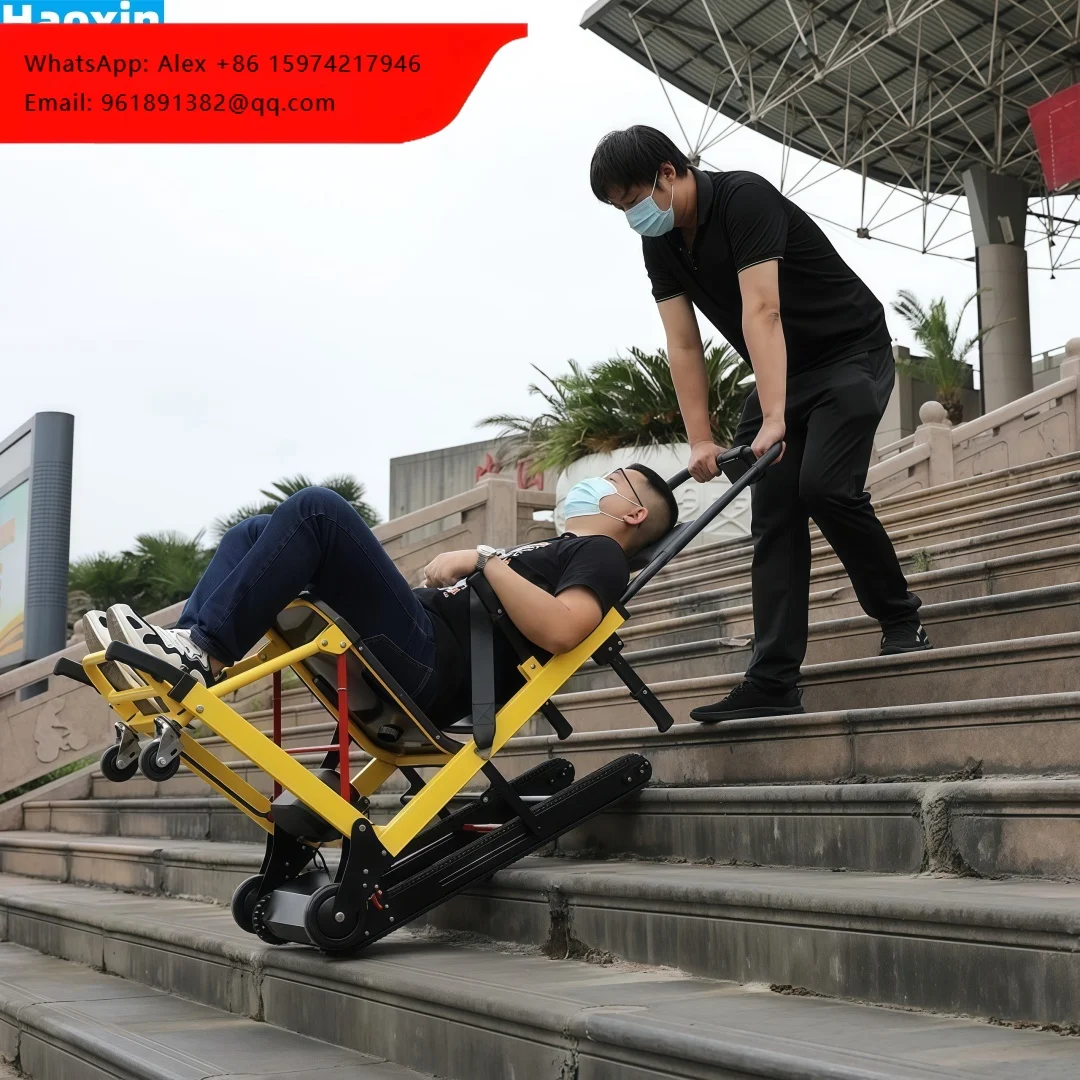 

Best-selling Electric Stair Wheelchair Folding Hospital Use Multi-functional Rehabilitation Aid Portable