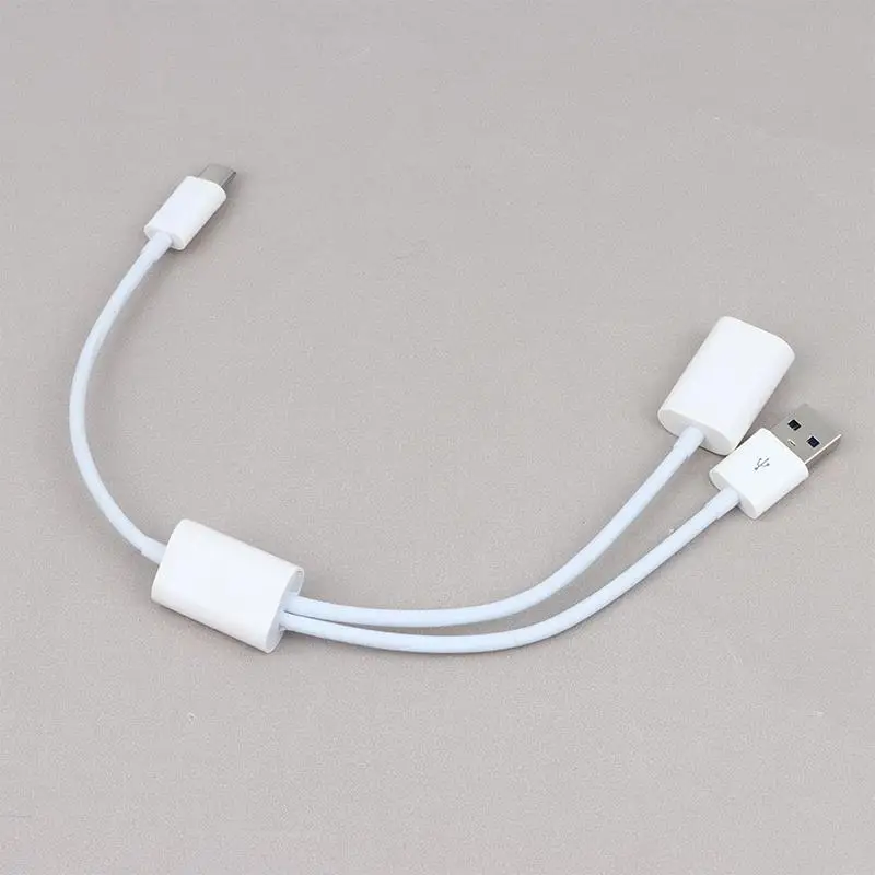 2 in 1 USB C to USB Splitter USB 3.1 Anti-interference High Speed Adapter for Home Office Student Use