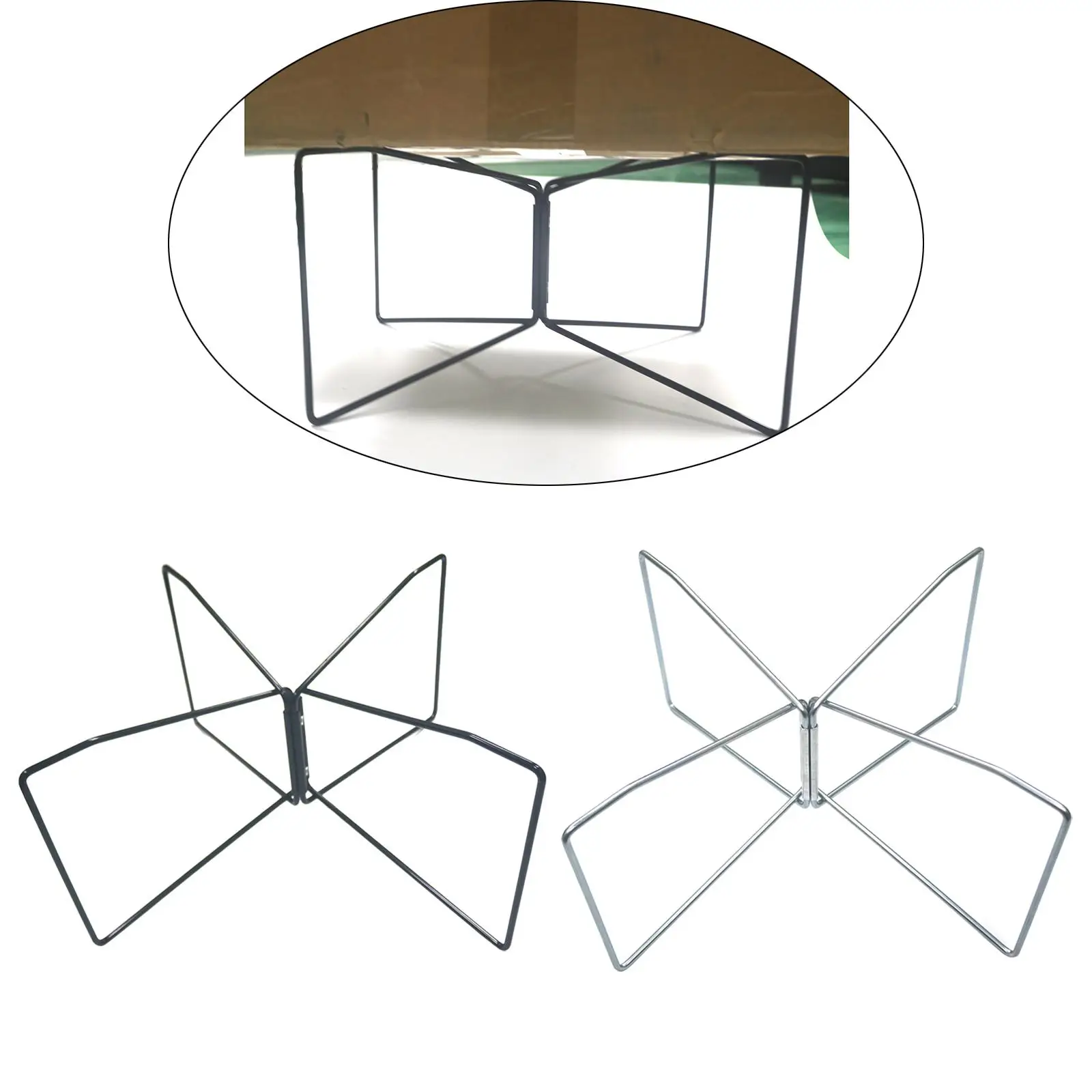 

Foldable Cooler Stand Sturdy Trash Bag Bracket for Picnic Hiking Cooking