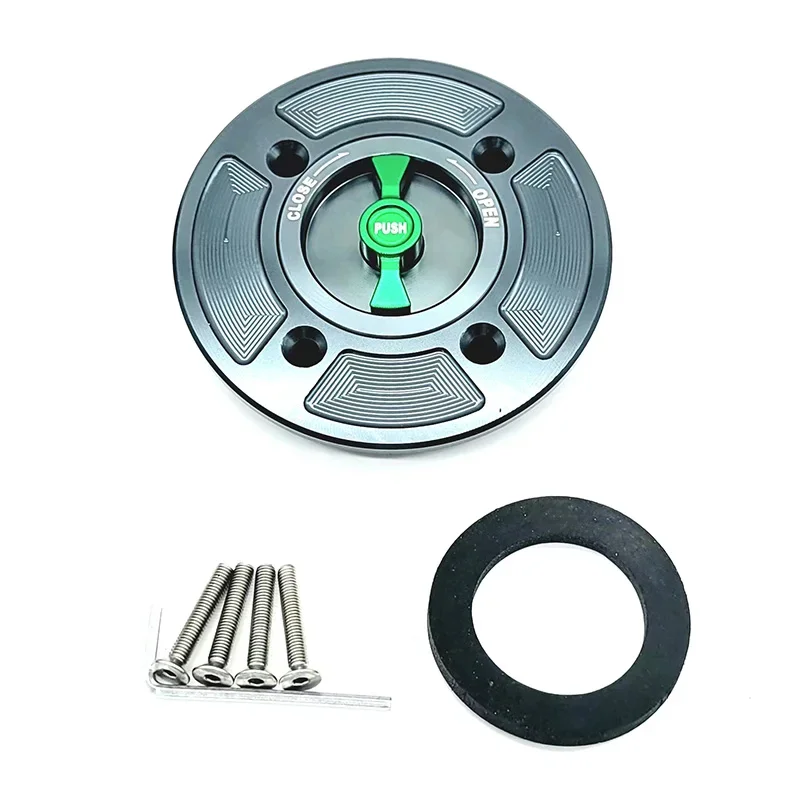 CNC Fuel Tank Cap Cover for Kawasaki Z400 2019-2020 Z650 Z900 2017-2019 Ninja 650 2017-2019 NINA400 2018-2020