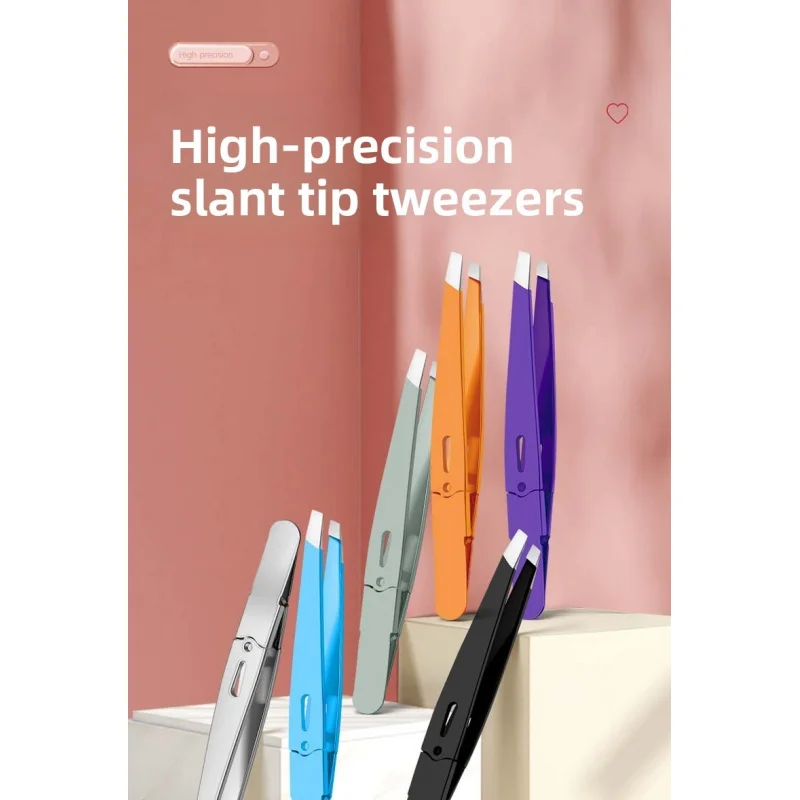 Pince à épiler professionnelle de qualité supérieure de style allemand pour cils, sourcils, épilation de la barbe, application de faux cils, outils de maquillage beauté
