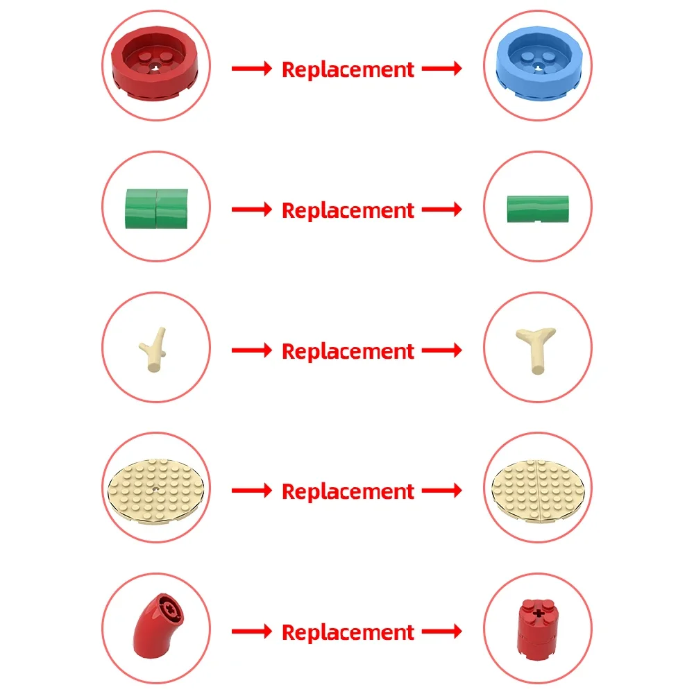 Gobricks MOC Chili Plant Bricks Chili Planten DIY Planten Bonsai Bloemen Fruit Chili Bouwstenen Decoratie Speelgoed Gift