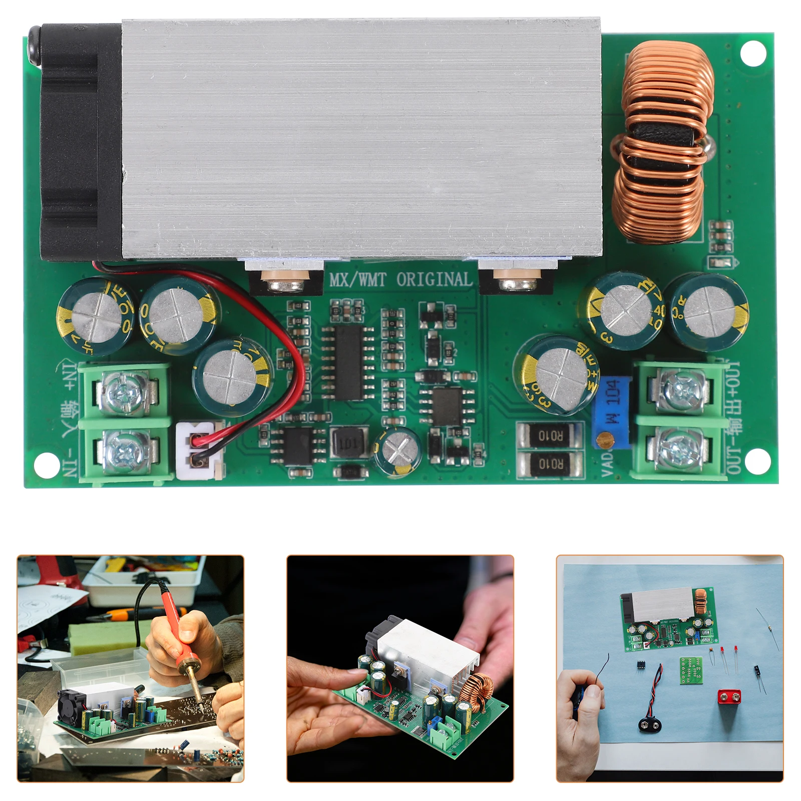 

High Efficiency Step-Down Converter Dc To Dc Voltage Regulator Stable Power Supply Module Small Converter Board For Diy