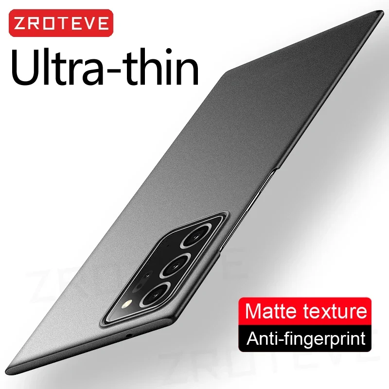 Note20 Ultra Case Zroteve Slim Hard PC Matte Cover For Samsung Galaxy Note 20 8 9 10 Lite S10 S9 S21 FE S20 S22 S23 Plus Cases