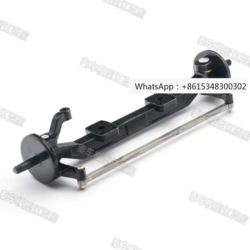 Caminhão Pesado Lama Cabeça Girando Eixo Dianteiro de Metal Modificação Estática rc Controle Remoto Eixo Modelo de Montagem 1:24