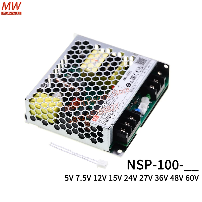 MEAN WELL Switching Power Supply 100W NSP-100-5 NSP-100-7.5 NSP-100-12 NSP-100-15 NSP-100-24 NSP-100-27 NSP-100-36 NSP-100-48 60