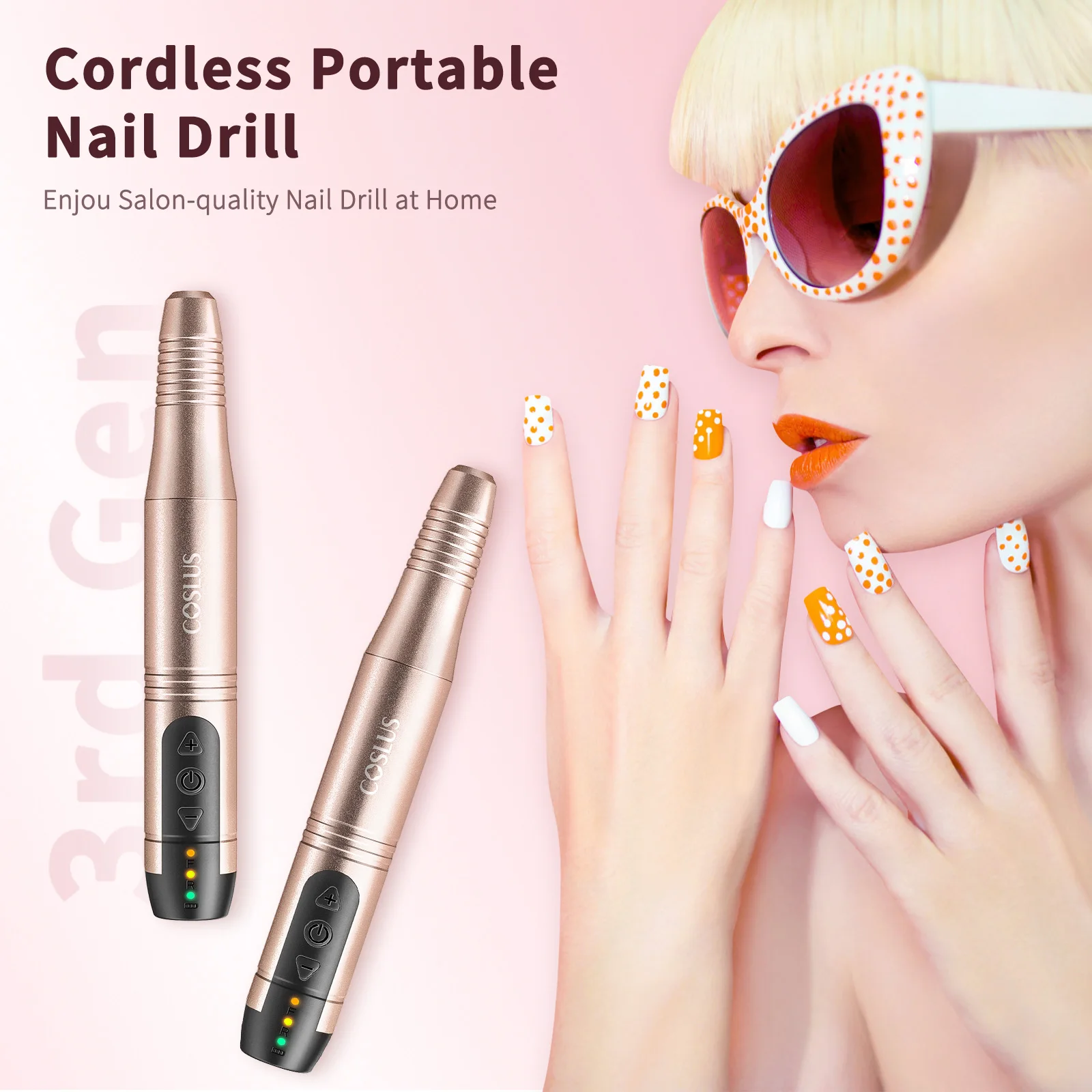 

Electric Drill Machine Durable Aluminum Alloy Multi-Functional Tool For Manicure Pedicure Safe Use Pets Shaper