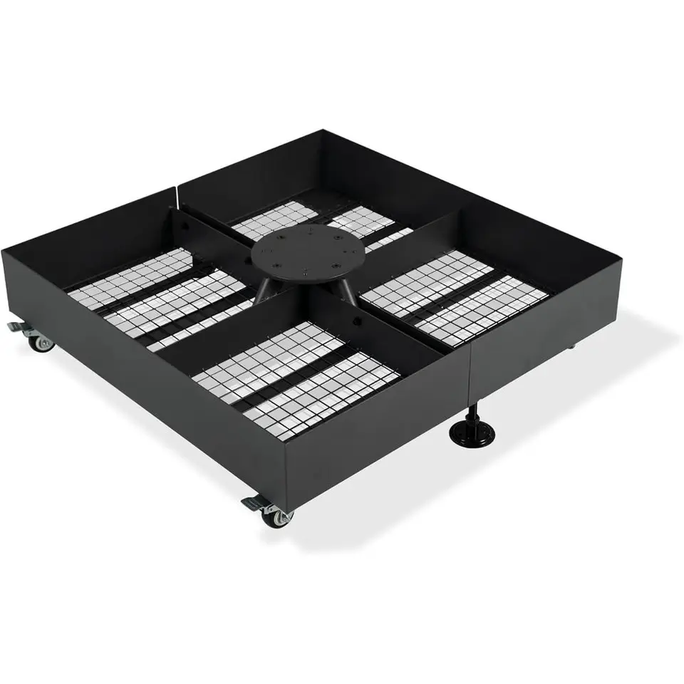 Heavy Duty Patio Umbrella Base with Lockable Wheels