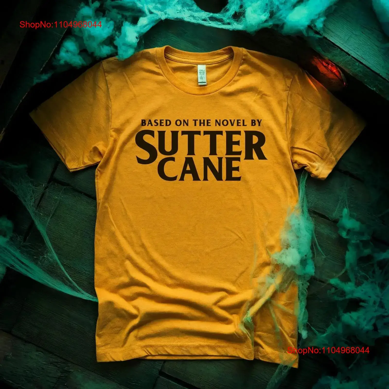 Basado en Sutter Cane en la boca de la locura inspirado John Carpenter película de terror camiseta Stephen King 90s Retro s vintage