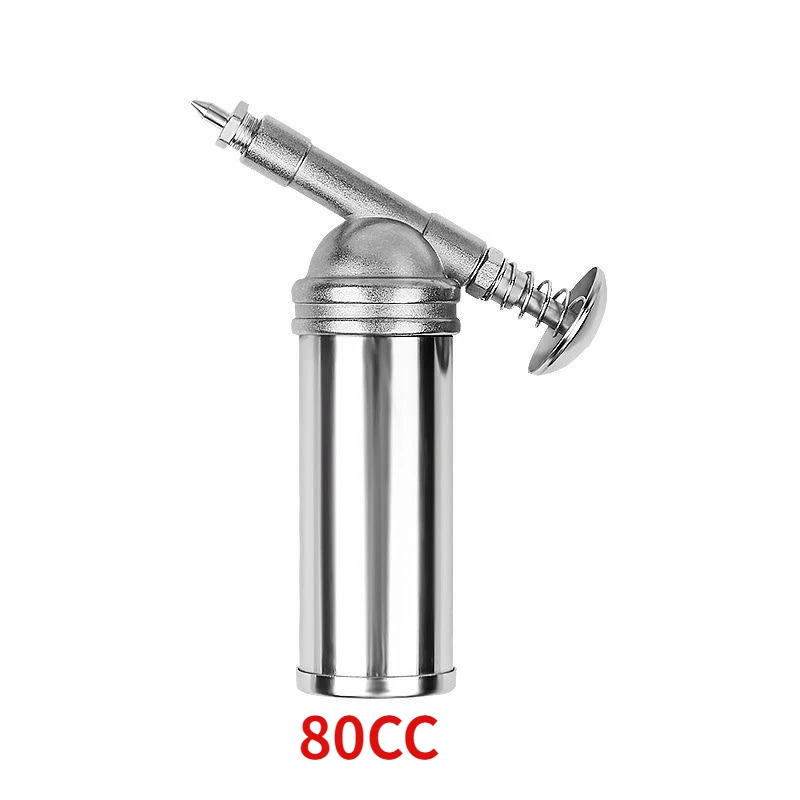 Mini Manual High Pressure Oiler Airbrush Gun Vehicle 80CC Grease Gun Pump Hose Grease Spray Gun For  Car Repair Tool