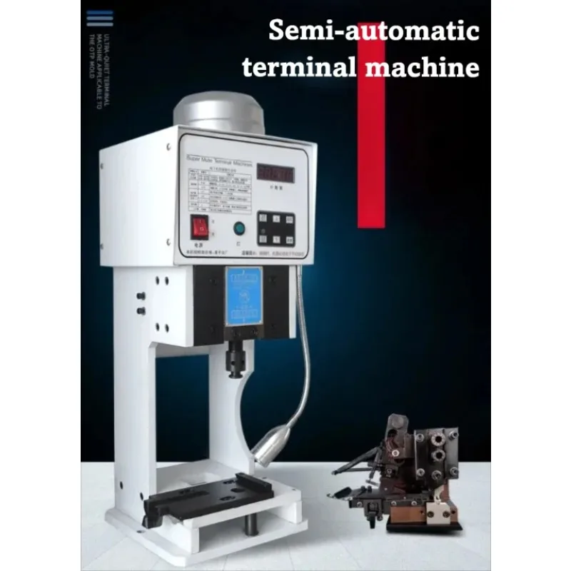 Semi Automatic Terminal Crimping Machine Electric Mold Blade Wire Stripping Cutting Equipment For Wire Processing