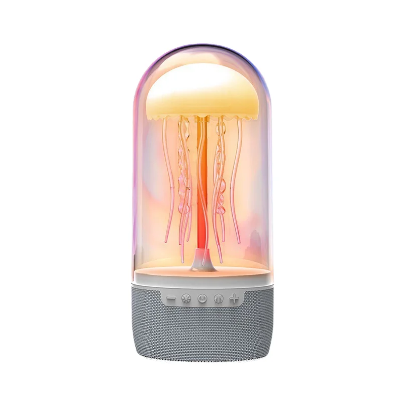 Colorful Light Jellyfish Swimming BT Speaker High Quality Family Night Light Heavy High-Low Frequencies Smart SpeakersSourcing