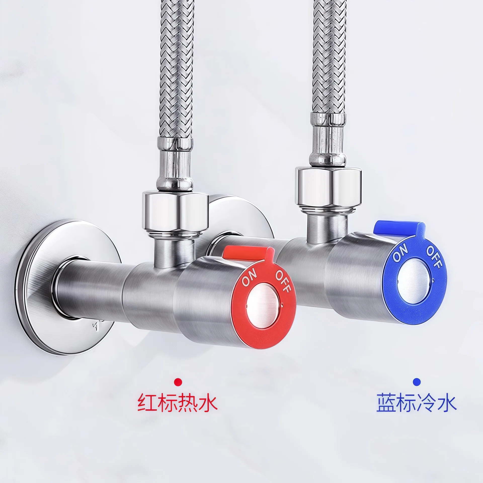 

Triangle Valve Toilet Water Stop Valve Water Heater Valve Stainless Steel For Bathrooms Kitchens Balconies Toilet Accessories