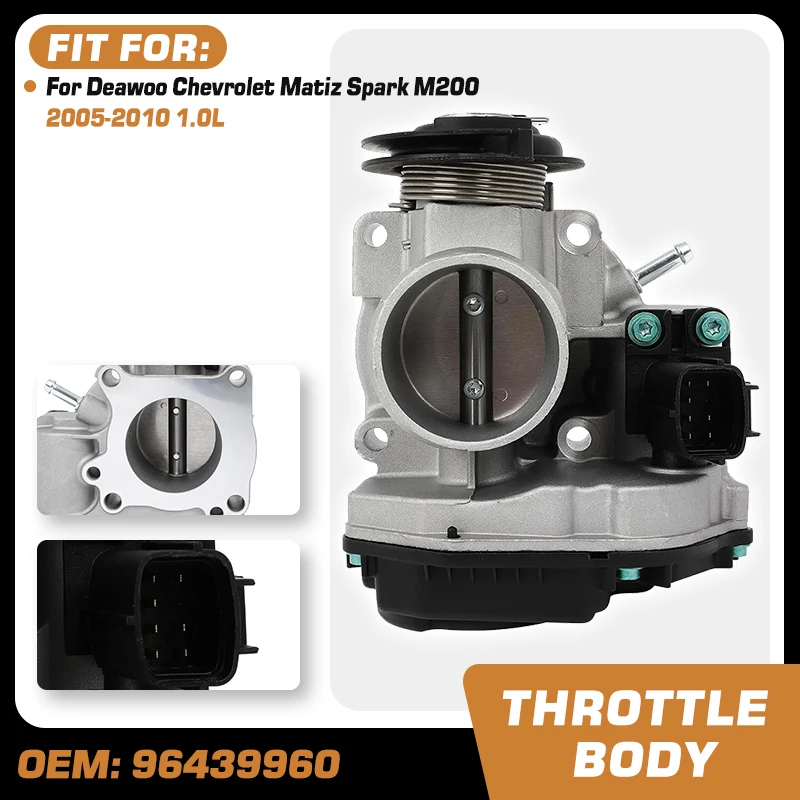 

96439960 Engine Throttle Body For Deawoo Chevrolet Matiz Spark M200 1.0L 2005 2006 2007 2008 2009 2010 Throttle Valve 96447910
