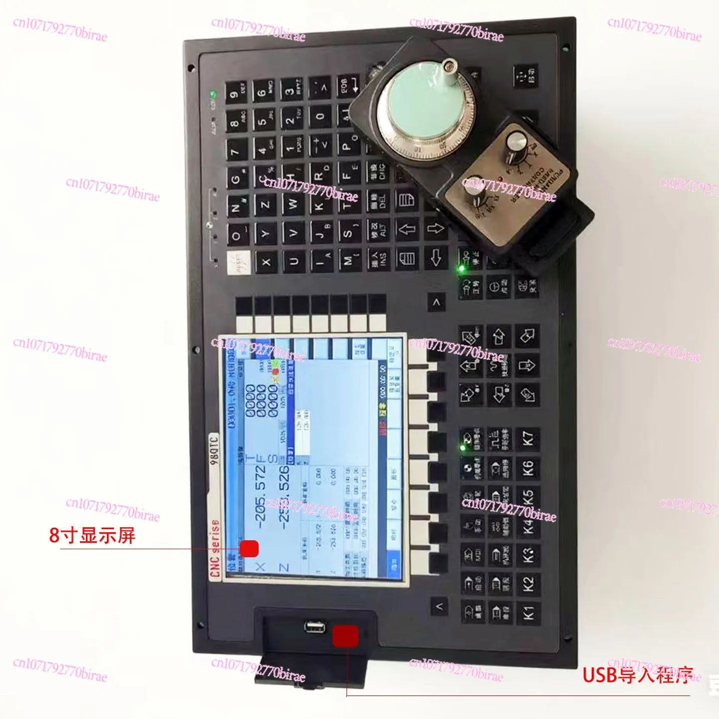 مخرطة CNC نظام التحكم العددي محور مزدوج أربعة محاور 980TC تحكم بالإضافة إلى محرك سيرفو مجموعة مركز التصنيع عدد واسع