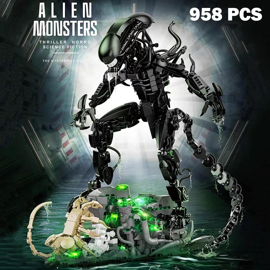 MOC Space Alien Warrior Monste – обзор и цена Model Kit Robocop