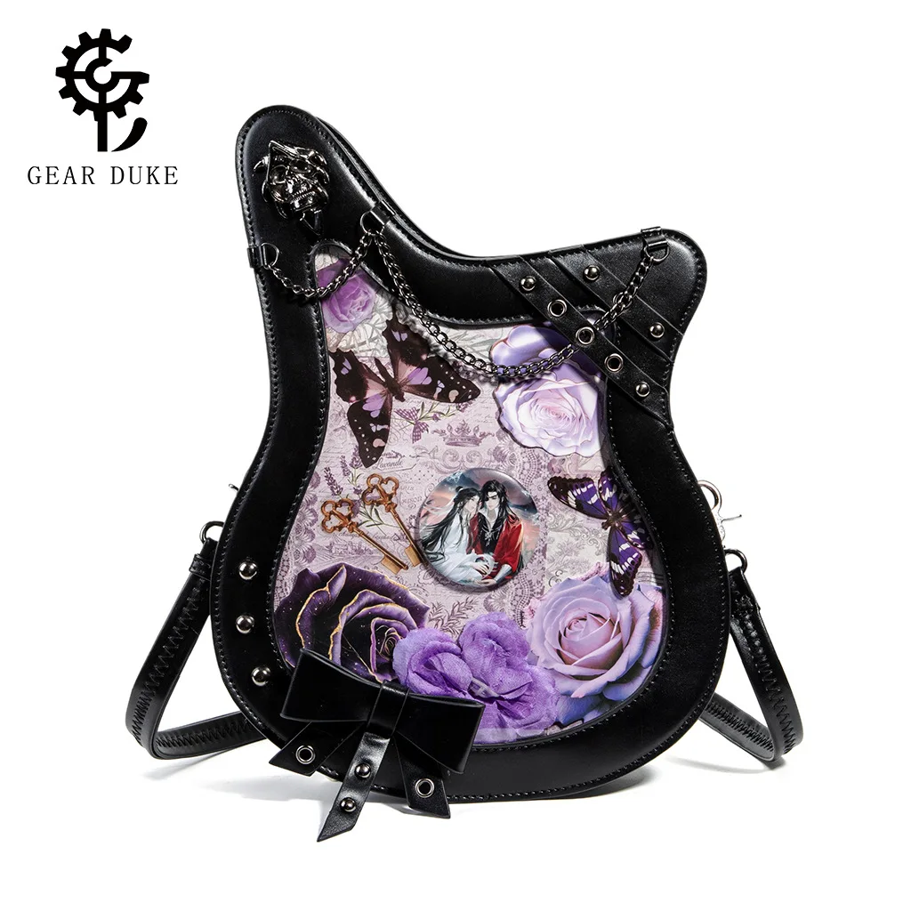 Japanese-Style Y2K Ita Bag with Large Capacity Transparent Compartments, Display-Type Badge Storage Bag, Lightweight Waterproof Crossbody Bag, Student Bag