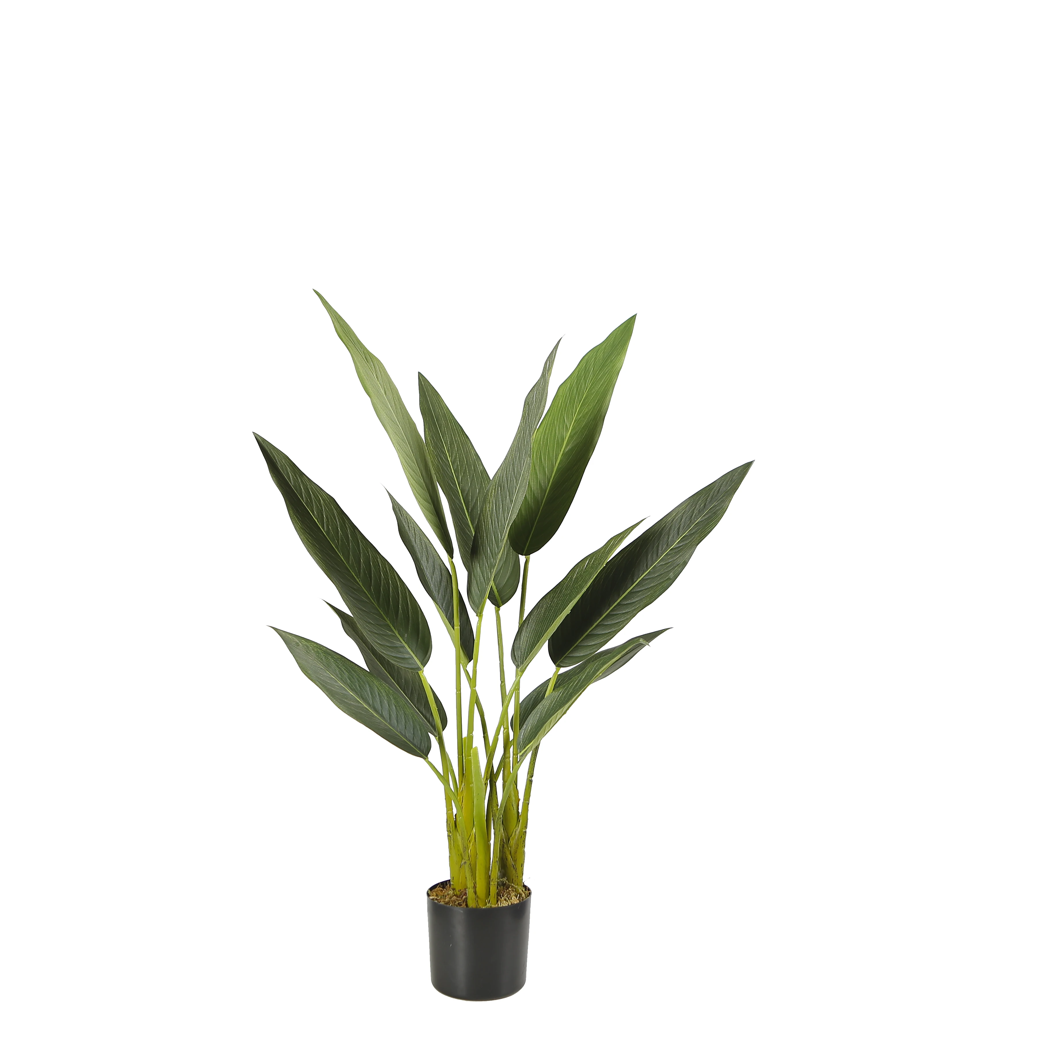 80CM Artificial Tree Small Bird of Paradise Plant  Tabletop Indoor Hotel Home Decoration