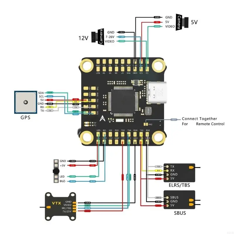 Picture 7: Lightweight 80A 8S Motor Assembly And F722 Flight Control Board Works With 3 To 8 Cell Batteries For Smooth Operation H9EE