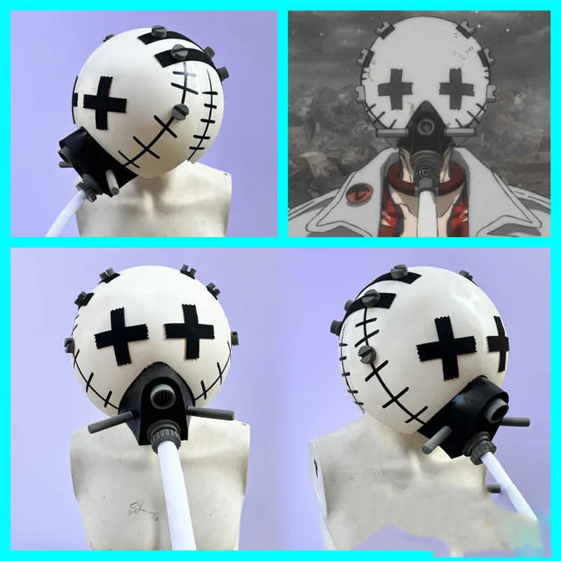 Enjin Cosplay Mask Headwear Prop Anime GACHIAKUTA Halloween Party Clothing Accessories ﻿