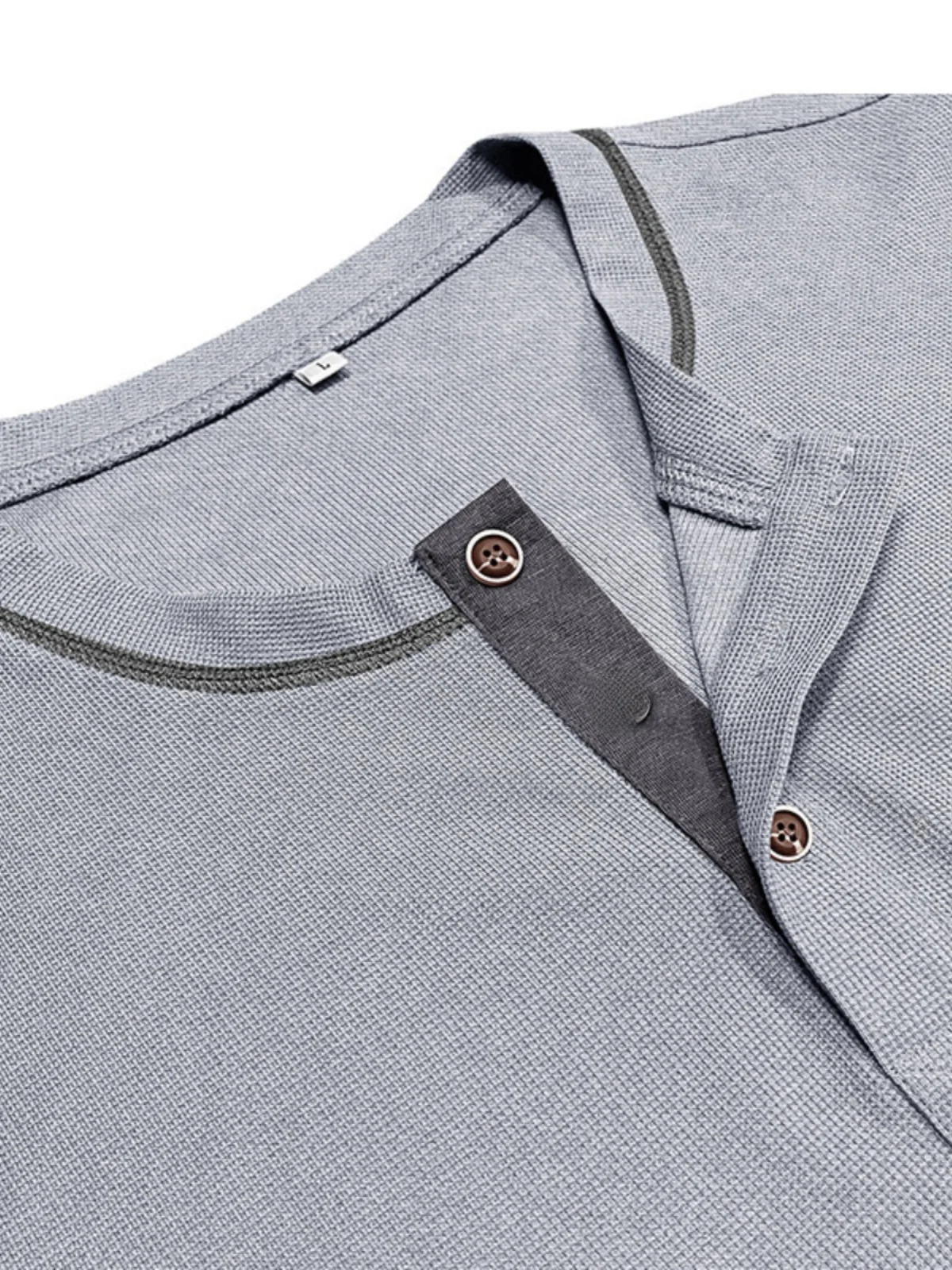 

Men's Outdoor ort Sve irt Spring Summer Breathable Polyester Fiber Color Blo Wfle Pattern Henry Design T-irt