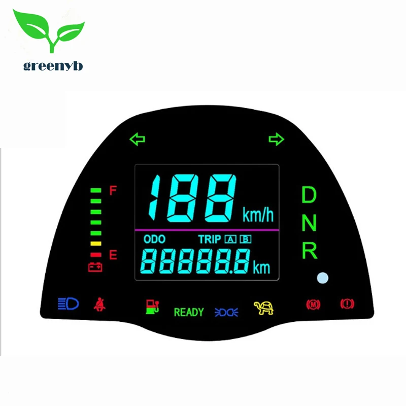 

E411 Tricycle Electronic Car Dashboard Four Wheels Golf Cart Speedometer Auto Meter