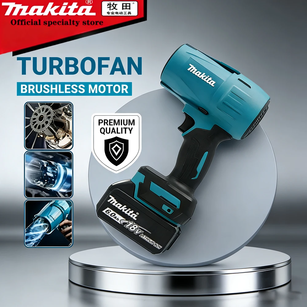 

Turbo Jet Fan Electric Air Duster Makita - 18V 30000RPM Violent Blower, For Car Turbo Jet Fan Garden Debris Cleaning machine