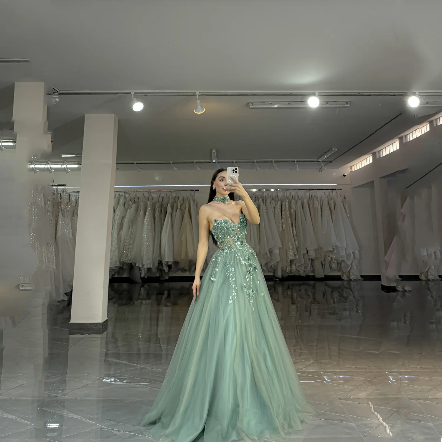 

Aileen Wedding Dress Elegant Party Dresses 2025 A-line Robes De Soirée Women Evening Dress فساتين سهرة Green Платье Вечернее