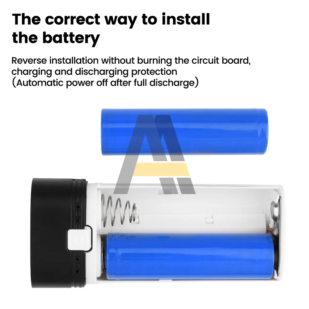 USB Ports 2 X 18650 DIY Portable Battery Holder 5V 2A LCD Display Power Bank Case Anti-reverse Connection Battery Charge Box