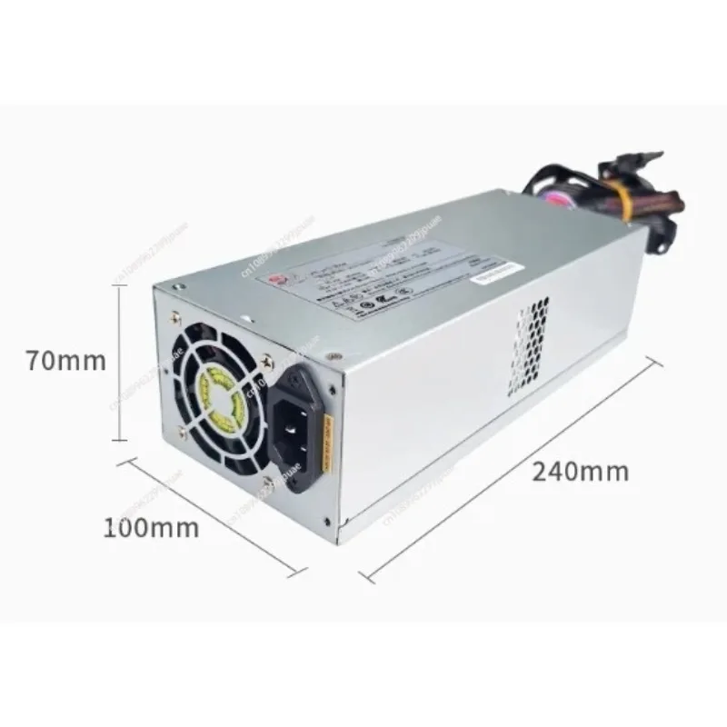 1U Mini Flex 600W 80PLUS Platinum Power Supply With Dual 6+2 Pin GPU Connector Desktop Computer PSU