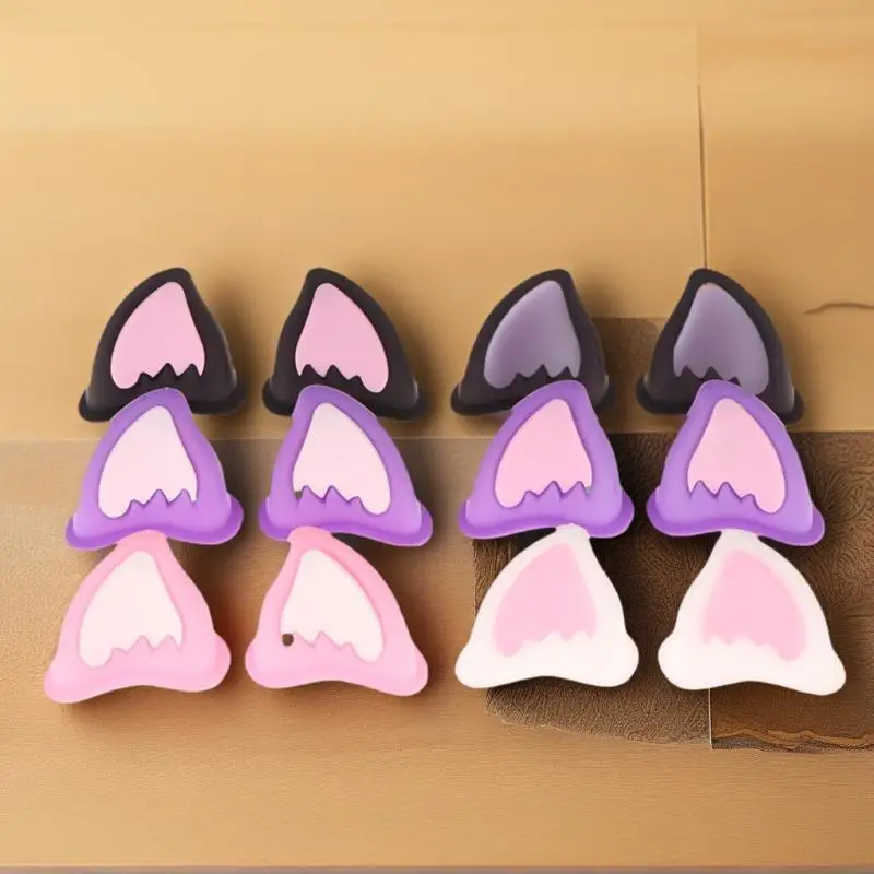 Motorcycle helmet ear accessories, motorcycle helmet cat ear decoration, bicycle adhesive, motorcycle skateboard, bicycle