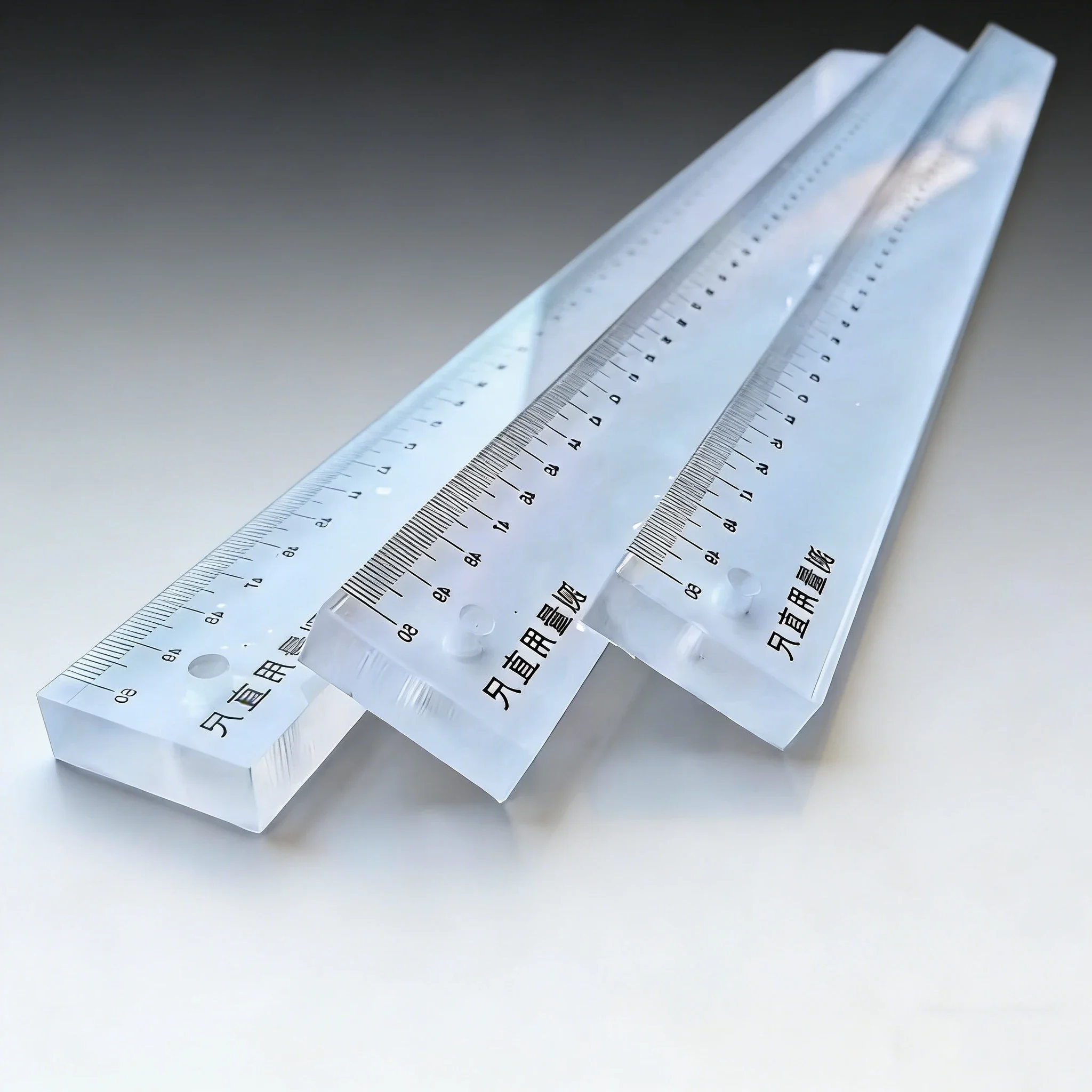 Multi-Function Paperweight Ruler - 50cm Thick Acrylic Cutting Grid for Graphic Design, Calligraphy & Craft