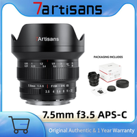 7artisans 7.5mm F3.5 APS-C Manual Ultra Wide-Angle Fisheye Lens for Canon EF Nikon F