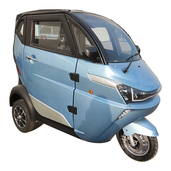 One-click start electric tricycle with passenger seat electric vehicle electric tricycle passenger tricycle