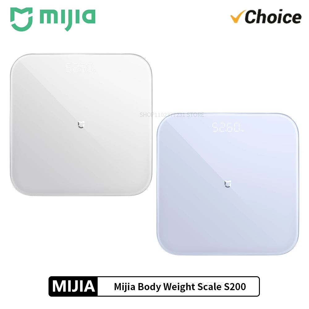 Neue mijia gewichts waage s200 smart waage bluetooth 5,4 led digital display genaue messung funktioniert mit mijia app