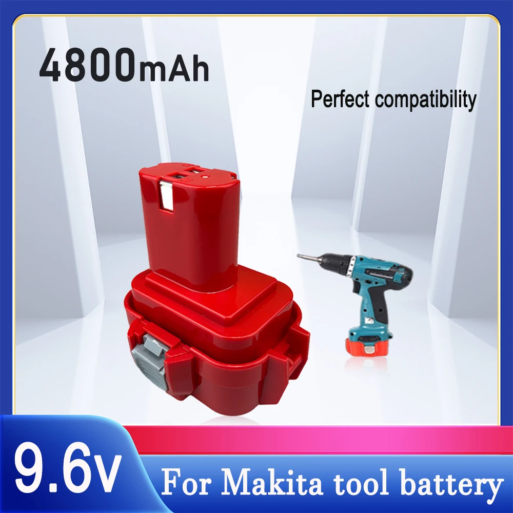 

9.6V For Makita 4800mAh Power Tools Battery，Compatible models 9120 9122 9133 9134 9135 9135A 6222D 6260D PA09 L70