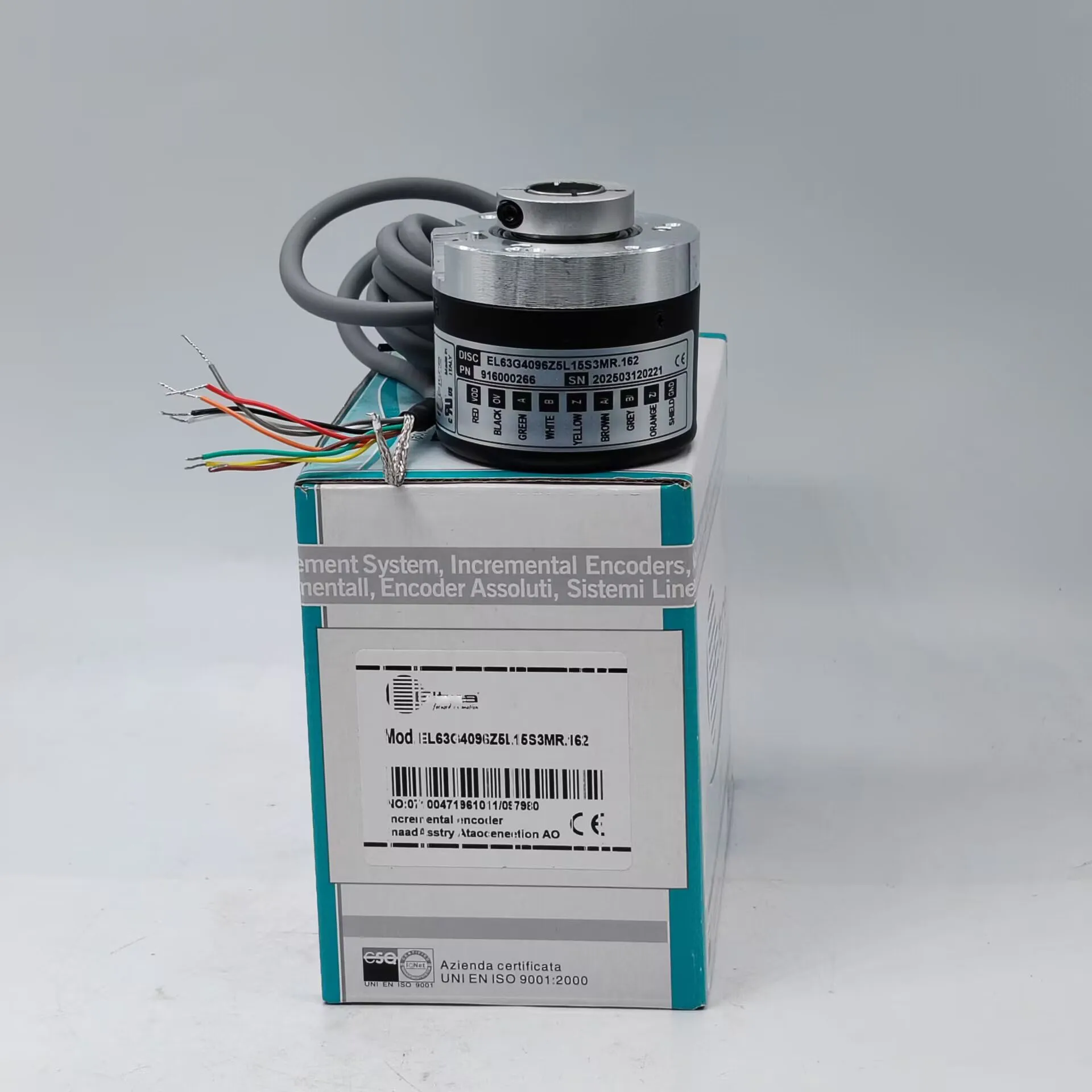 EL63G4096Z5L15S3MR.162 High-Precision Optical Incremental Rotary Encoder