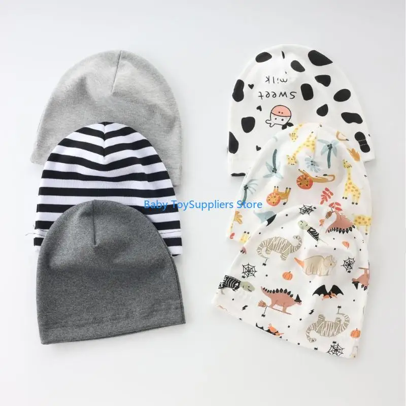 

R1WF Baby Hat Windproof Infant Fetal Caps Newborns Bonnet with Matching Anti-scratch Gloves for 0-1 Month Boys Girls