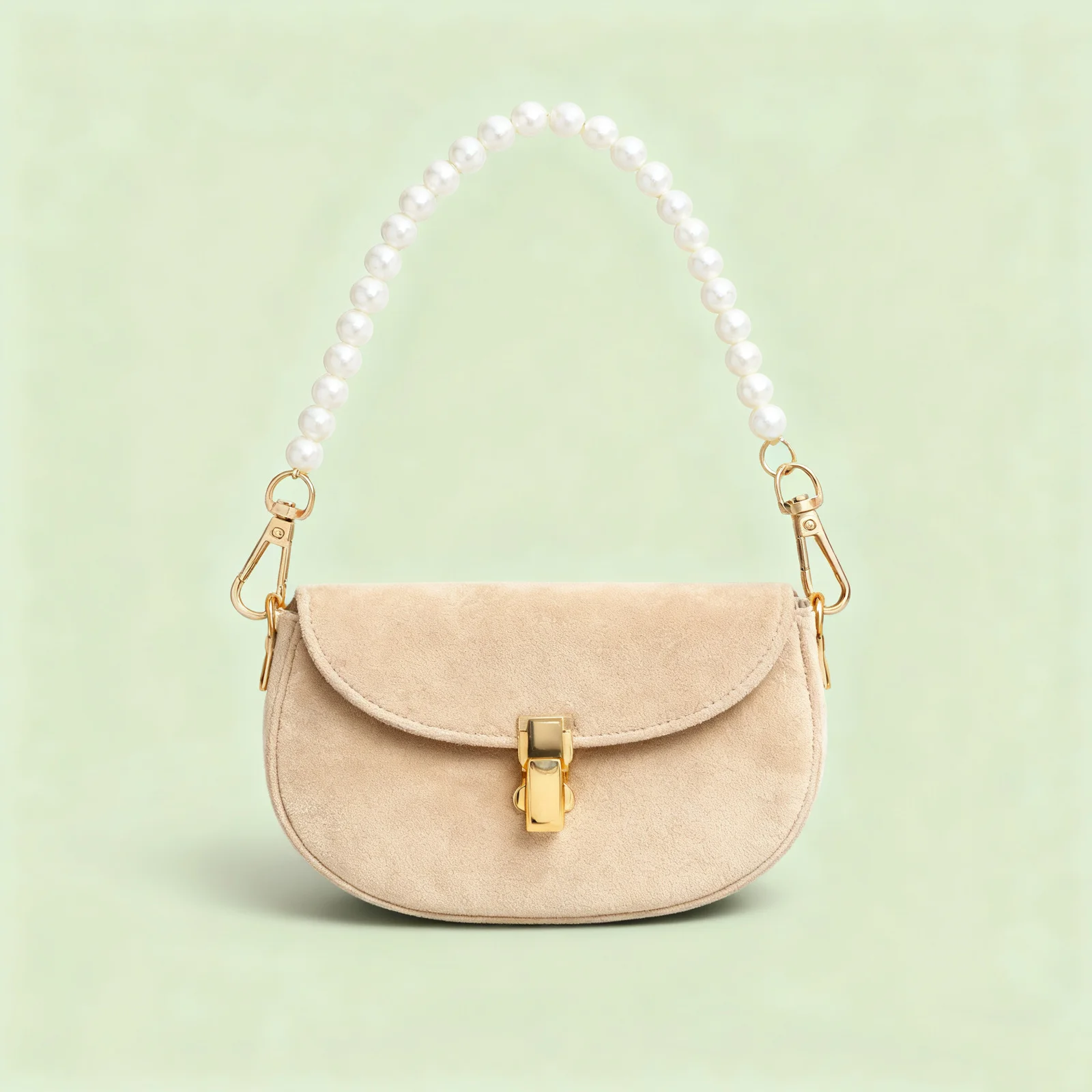 لؤلؤة سلسلة حقيبة حزام 121 سنتيمتر تقليد مطرز استبدال لحقيبة يد مخلب محفظة انفصال Crossbody حزام الكتف #4