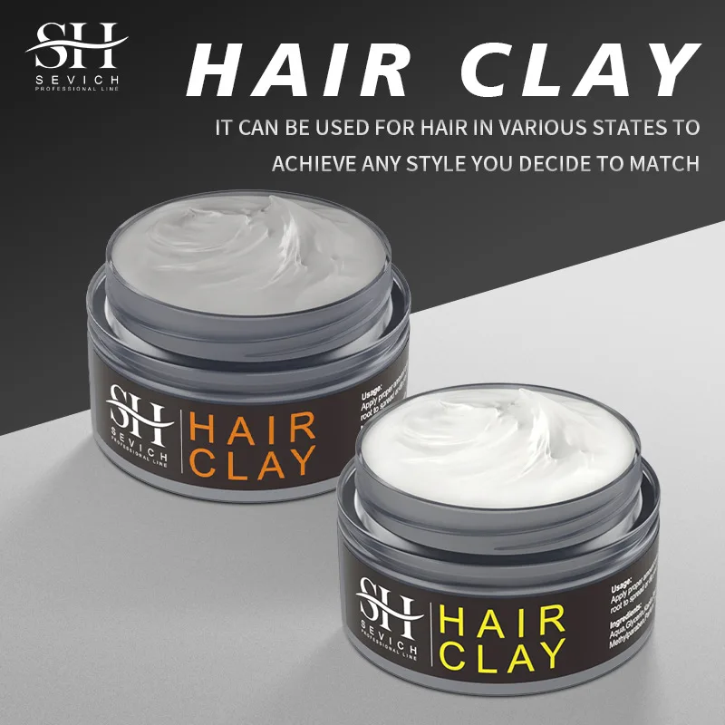 Men Hair Pomade Wax 48 Hour Restoring Pomade Wax Natural Strong Hold Styling Hair Wax Original Hair Clay Pomades Waxes