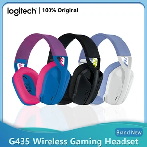 Logitech-G435 Bluetooth Lightspeed, tai nghe âm thanh vòm gốc 7.1, micrô tích hợp cho game thủ 10 Tai nghe Logitech điện thoại bán hàng chính - №10