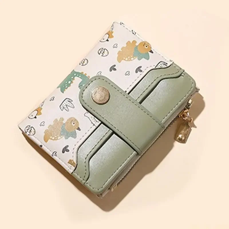 X90D Womens Wallets Large Capacity Credit Card Holder Pu Leather Clutches Short Wallet Ladies Travel Purses Bifold Wallets
