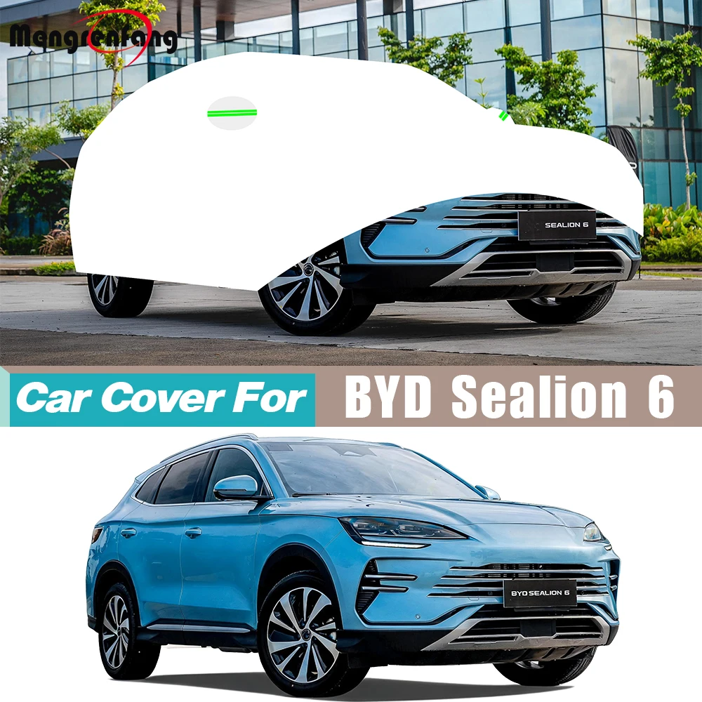 Car Cover SUV Sun Rain Snow Dust Scratch Prevent Cover Windproof For BYD Sealion 6 U /Song Plus DM-i 2023-2027