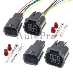 1 Set 6 Hole 7283-9332-30 7182-9331-30 Sealed Plug Car Taillight Male Female Wire Cable Electrical Socket AC Assembly For Ford