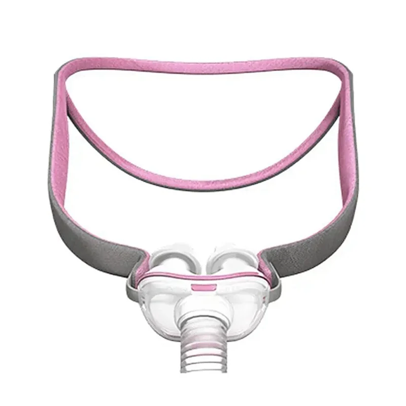 ABZA-2PCS القبعات CPAP استبدال ل Resmed Airfit P10 وسادة الأنف CPAP قناع الأشرطة 2 الأشرطة المرنة و 4 مقاطع التعديل