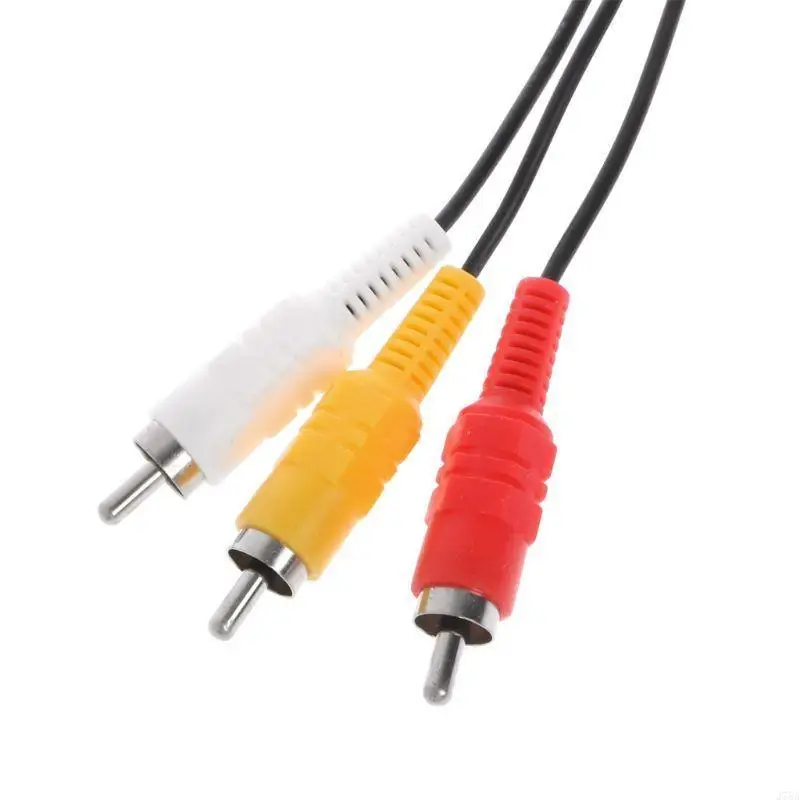 J78A 1.8M Composite RCA AV Cord Stereo Composite Video Cable Cord Adapter