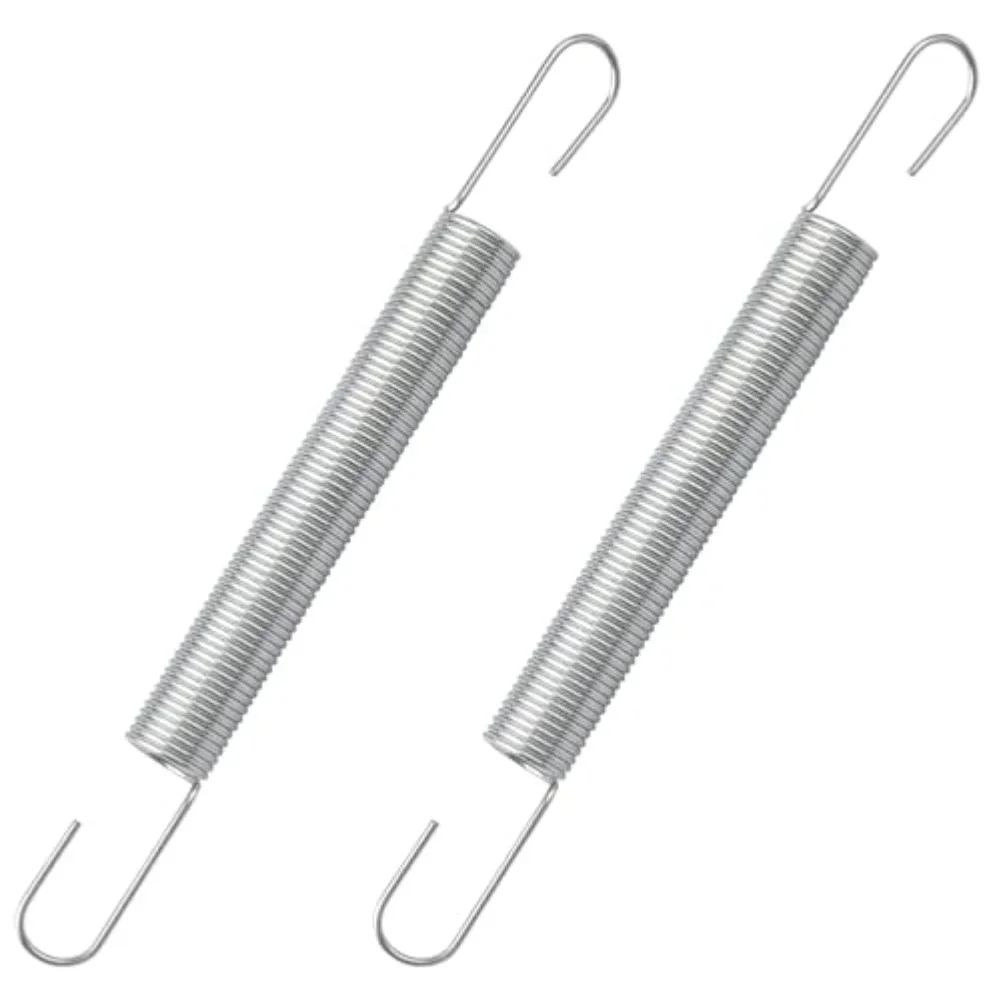 2Pack Springs 4 Inch 540183#61 Mechanical Steel Extension Springs with Ends Hook for Garden Machinery and Equipment