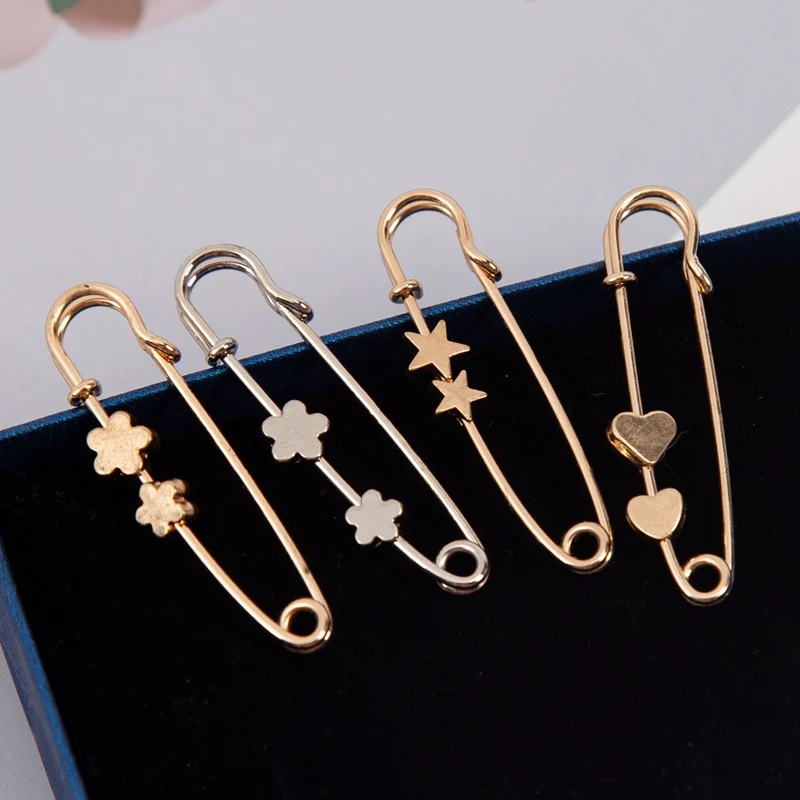 

Simple Waist Tighting Pin Women Brooch Buckles Suit Vintage Trendy Jeans Fixed Suit Clothing Waist Clip Lady Safety Pins Jewelry